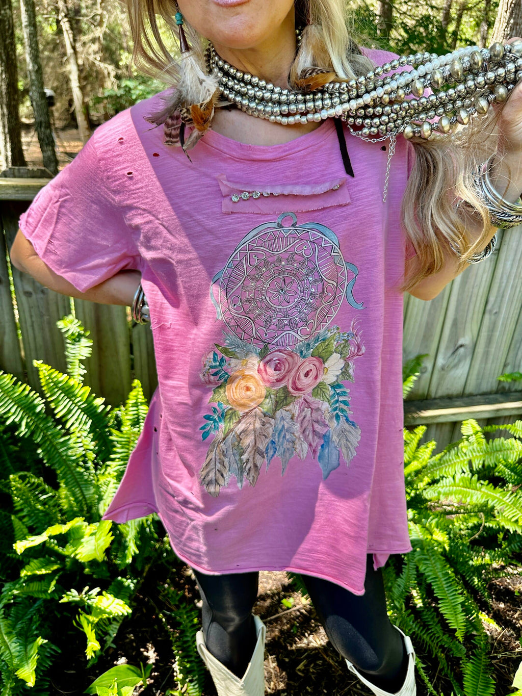 DREAM CATCHER Tattered Shirt image 0