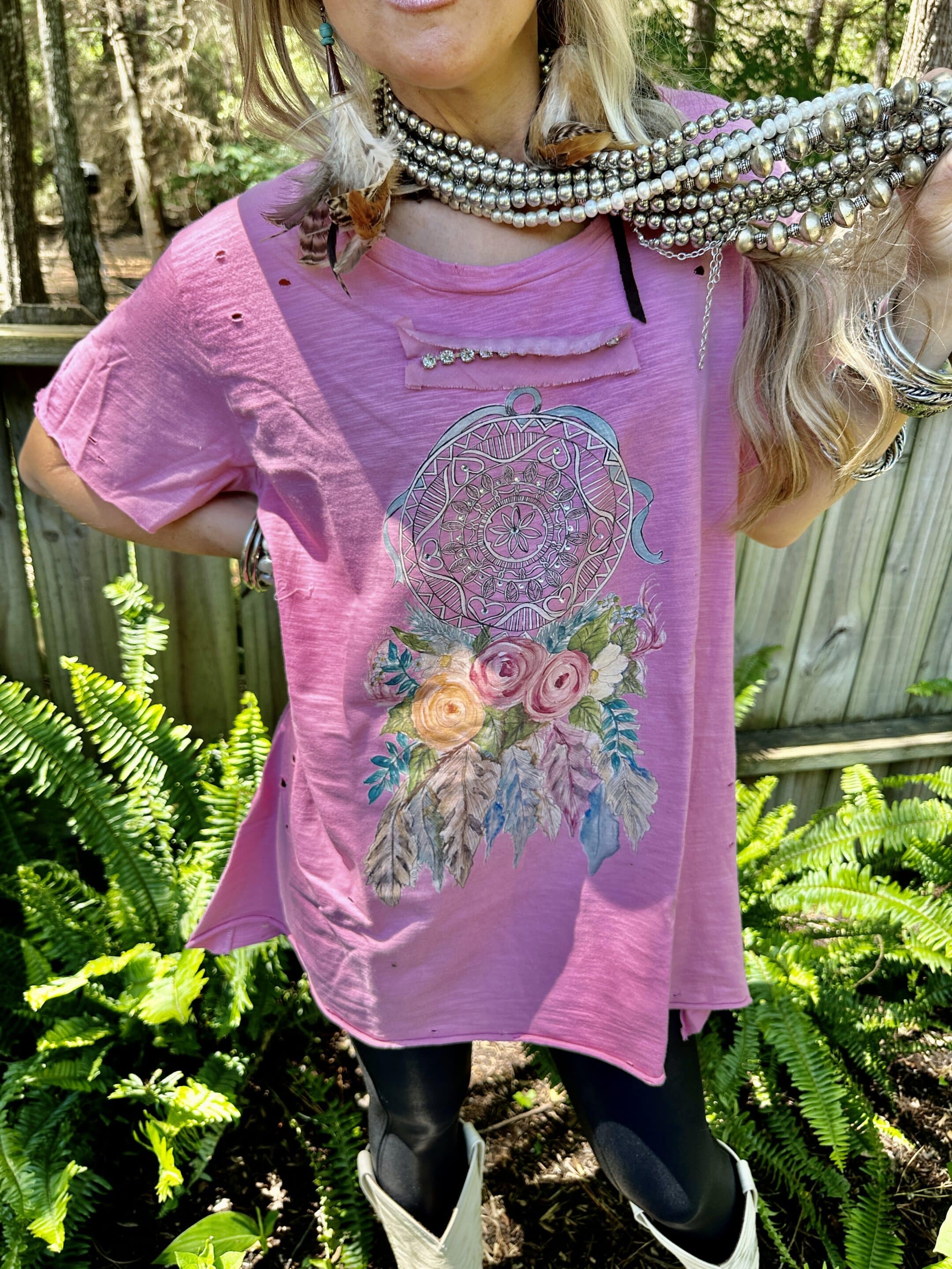 DREAM CATCHER Tattered Shirt image 0