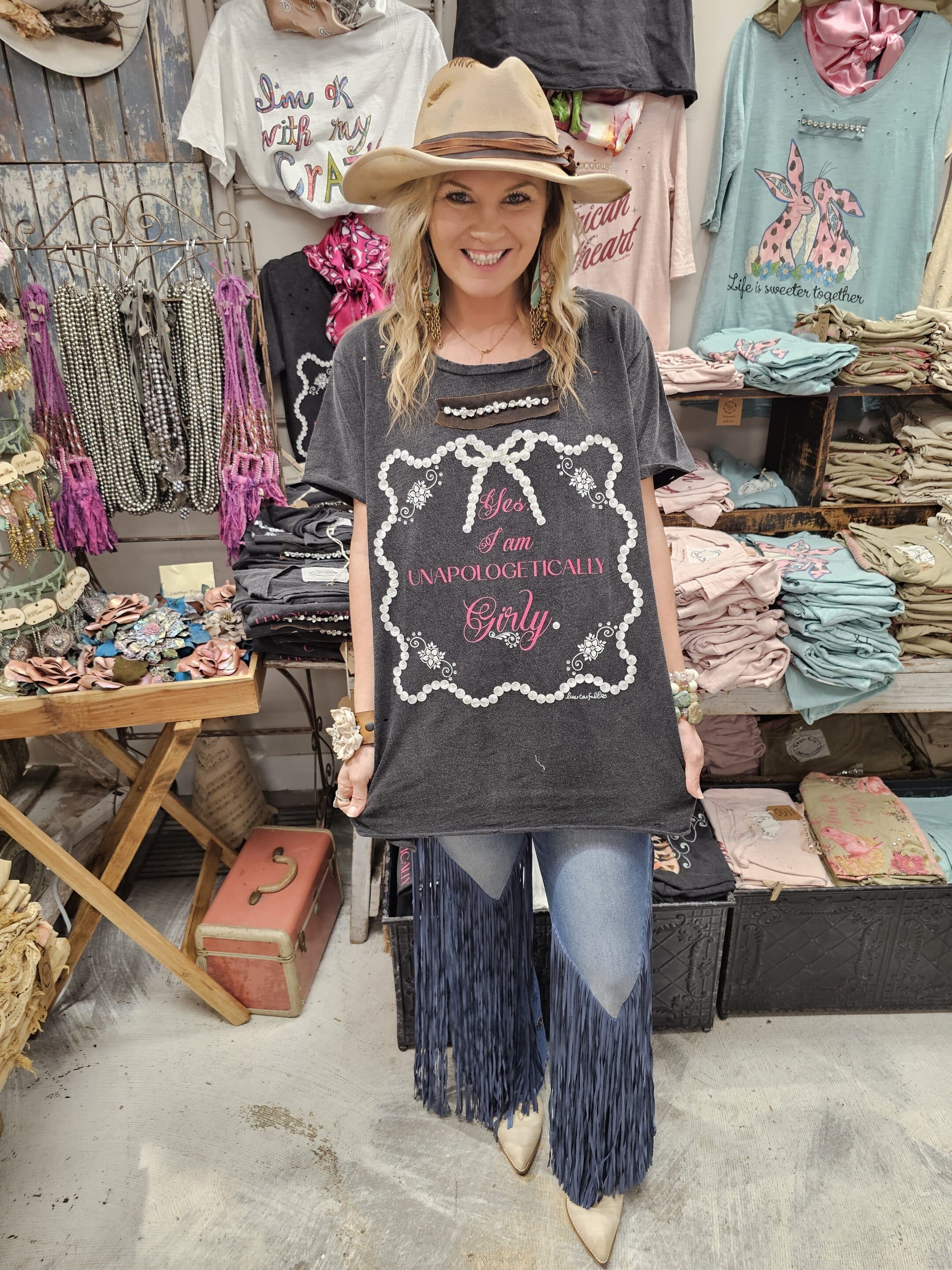 Unapologetically Girly Tattered Tee Bundle image 2