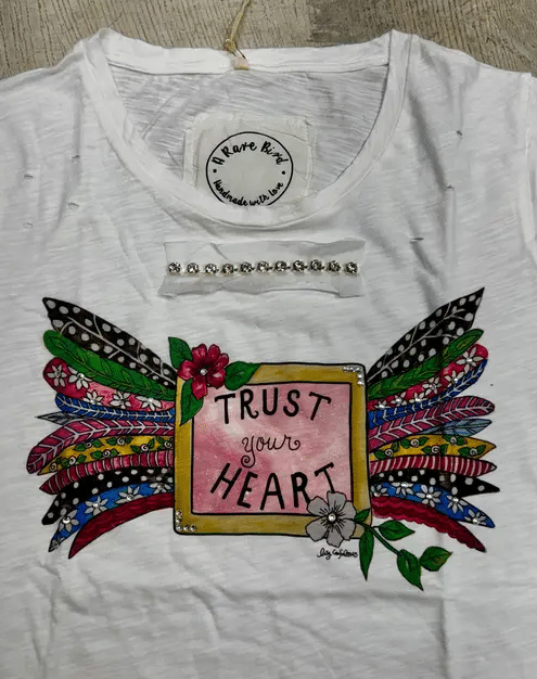 Trust Your Heart Tattered Shirt image 1