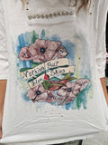 Nothing But Blue Skies Tattered Tee image 0