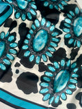 Turquoise Concho Wild Rag image 0