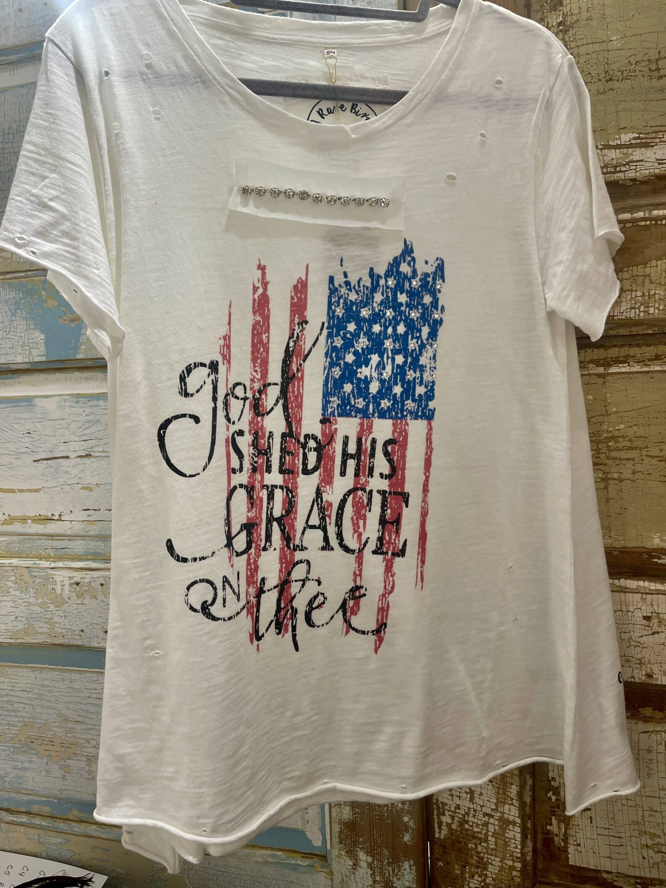 God Shed His Grace on Thee Tattered Tee Bundle image 1