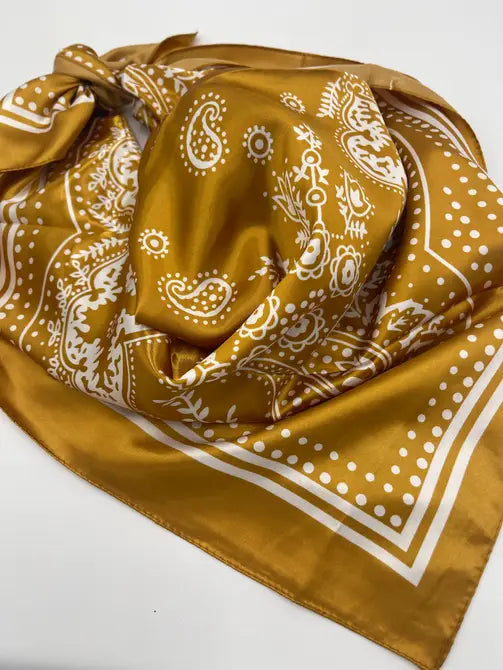 Mustard Bandana Wild Rag image 1