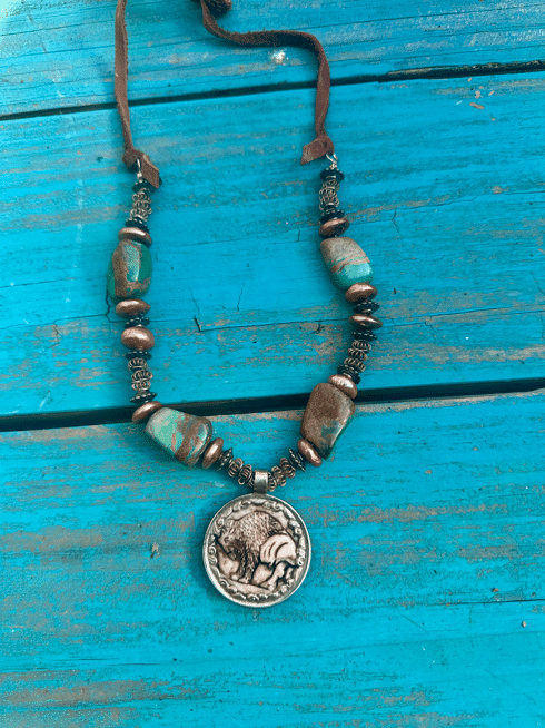 Buffalo/Indian Necklace image 2