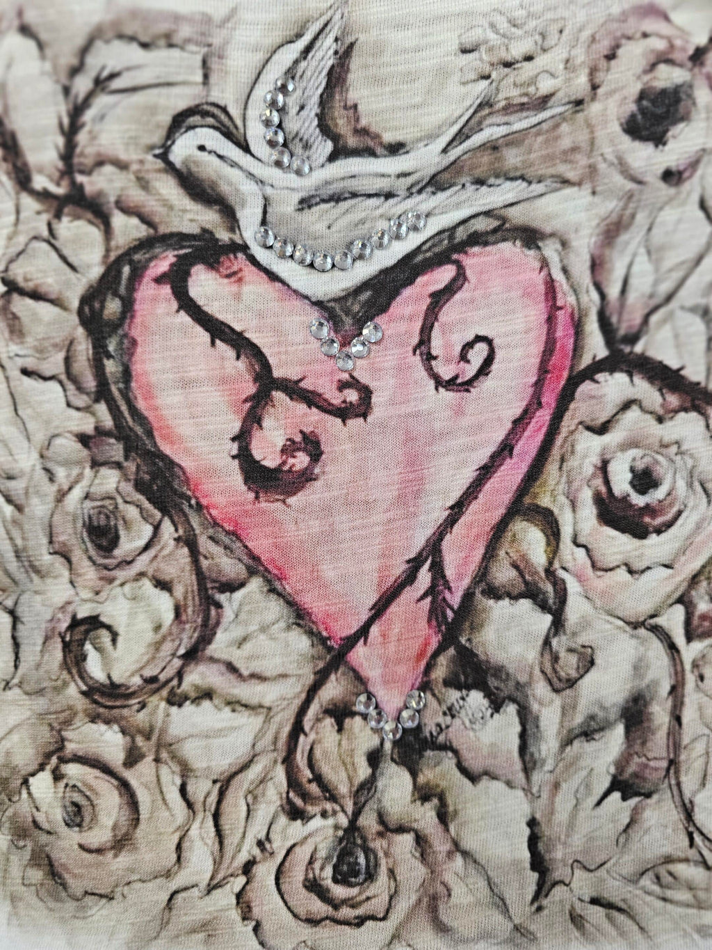 Whispering Dove Tattered Tee image 2