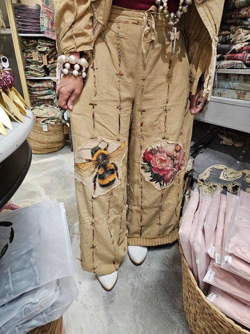 Bumble Bee Rose Pants image 1