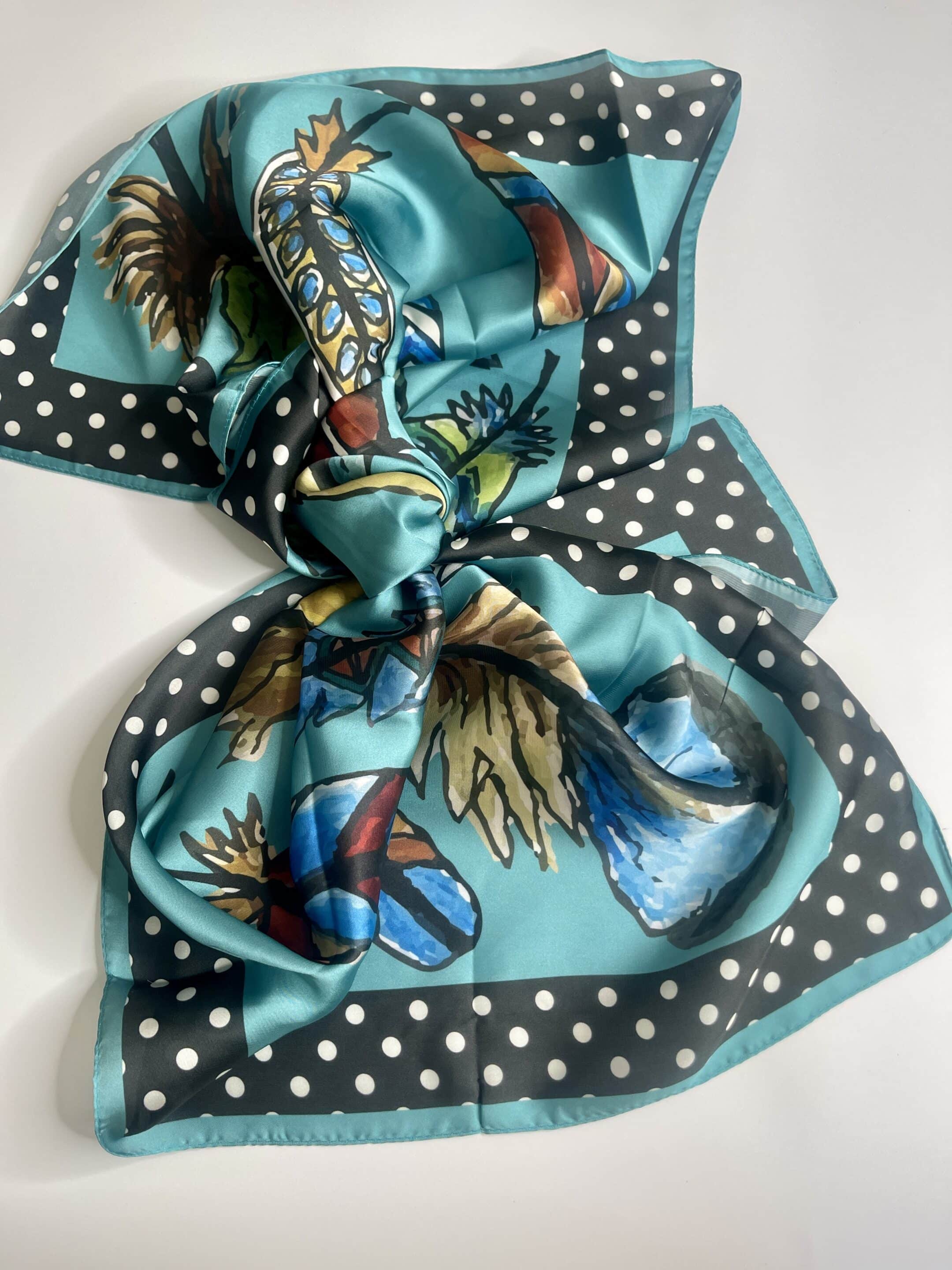 Feather Blues Wild Rag image 0