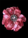 Magenta Flower Pin