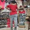 Rusted Red Rip Tattered Shirt - Image 3