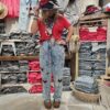 Rusted Red Rip Tattered Shirt - Image 2