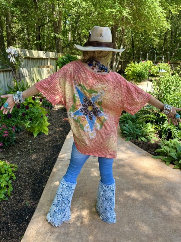 Flower Child Distressed Tee - Image 3