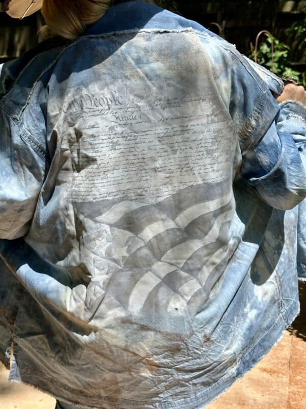 Distressed Denim Freedom Shirt - Image 2