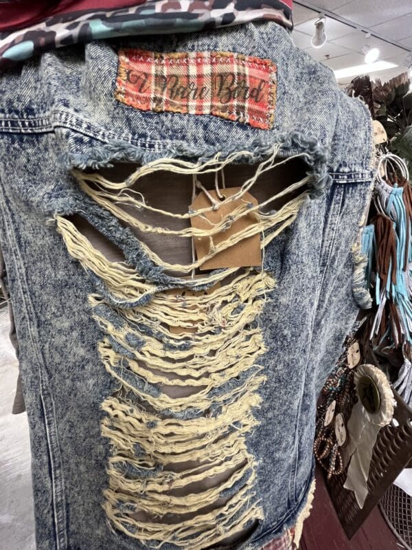 Denim Rag Vest - Image 4