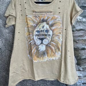 Be Uncommon Hand Distressed Shirt