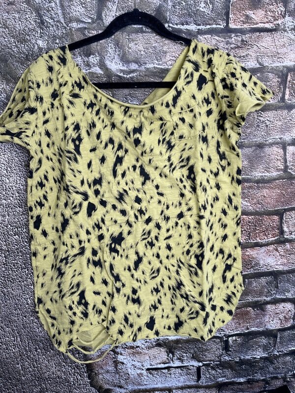 Chartreuse Cheetah Rip Shirt - Image 2