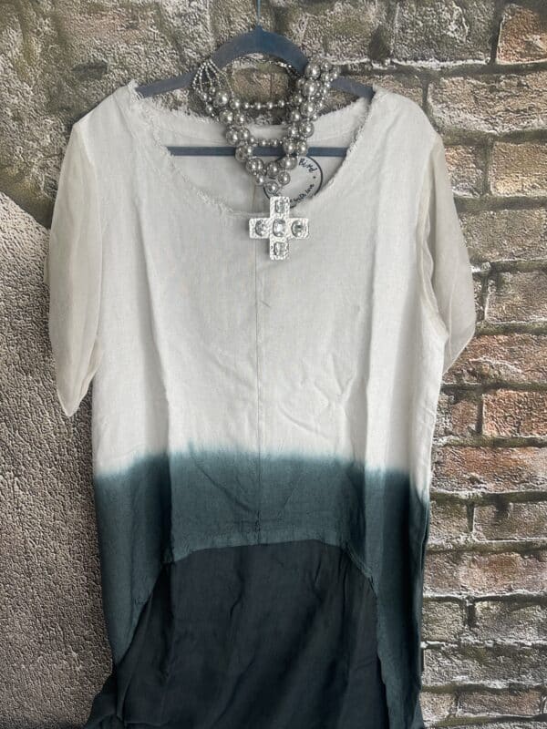 Dip Dye Wheat Ombre Dress - Image 2