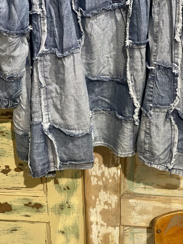 Patch Denim Keyhole Shirt Bundle - Image 5