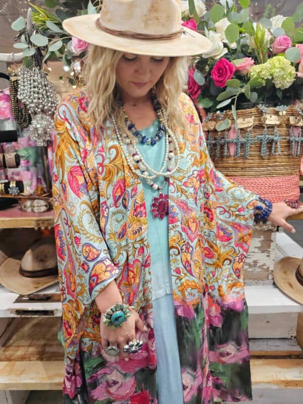 Paisley Garden Party Kimono