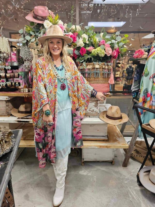 Paisley Garden Party Kimono - Image 3