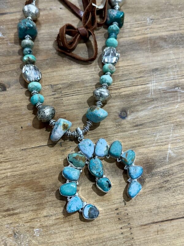 Turquoise NAJA Horseshoe Necklace