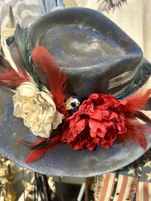 Patriotic Fancy Distressed Stetson - Image 2