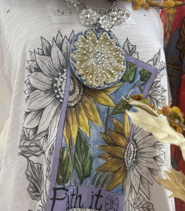 Faith It Tattered Tee - Image 3