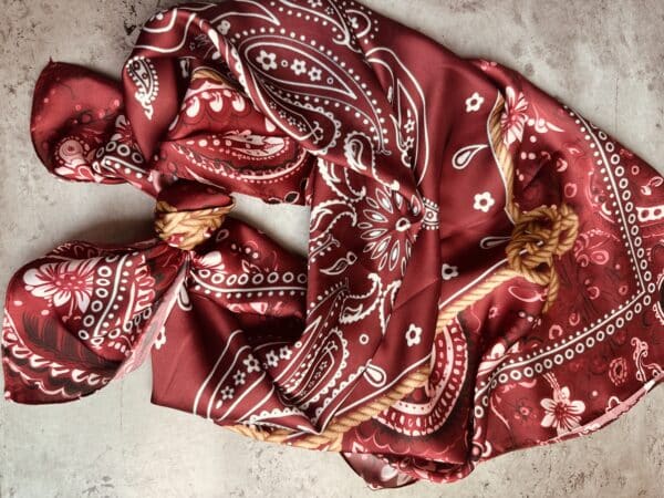 Rusty Red Rope Bandana Wild Rag