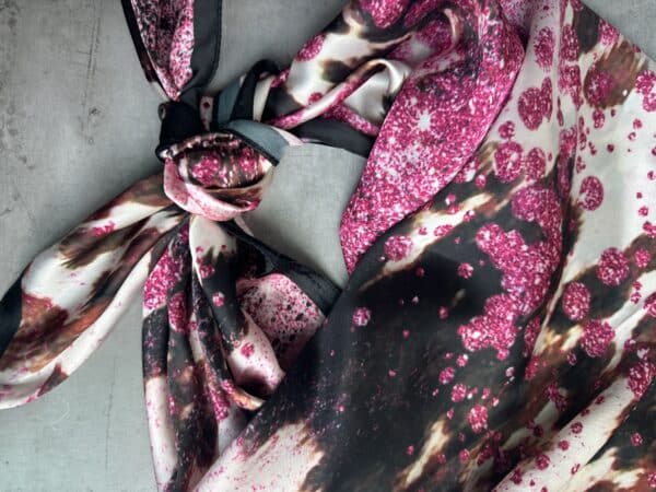 Glimmer Pink Pony Print Wild Rag - Image 2