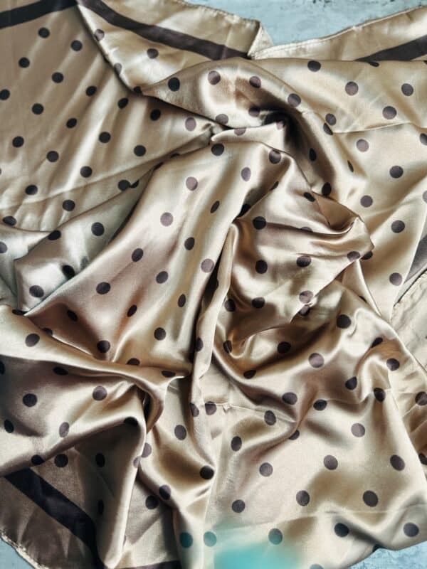 Brown Polka Dot Wild Rag - Image 2