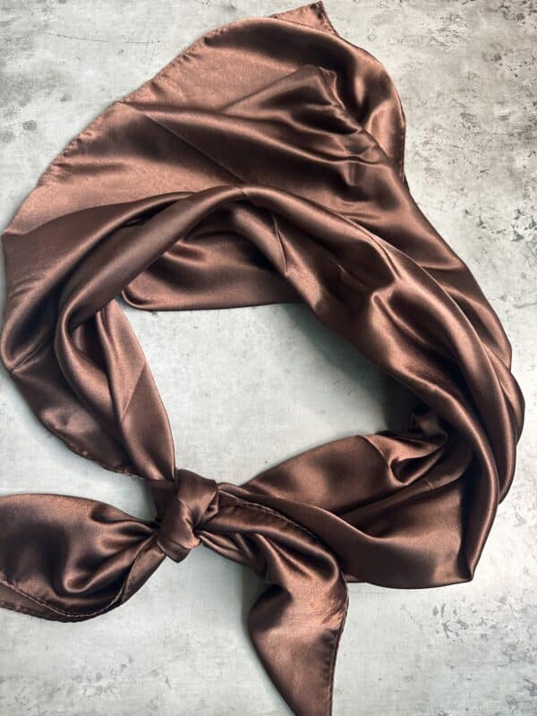 Cinnamon Brown Wild Rag - Image 3