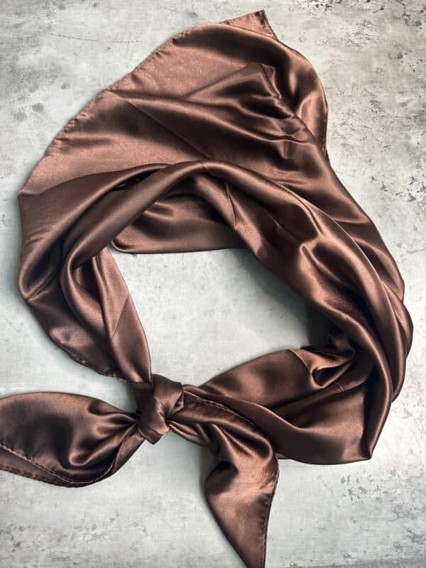 Cinnamon Brown Wild Rag