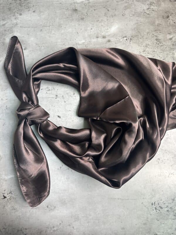 Chocolate Brown Wild Rag - Image 3