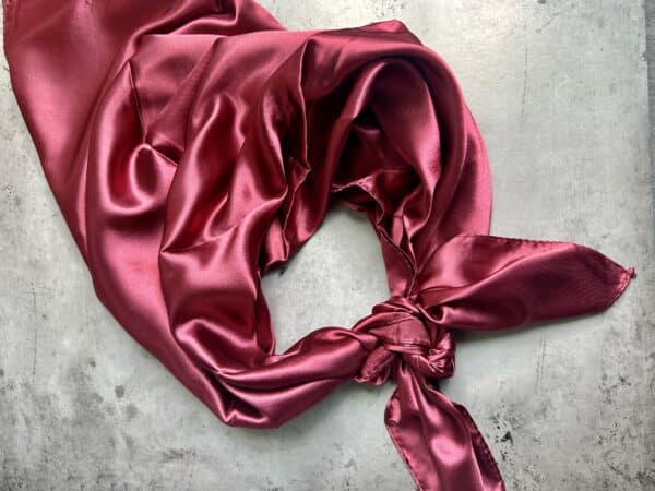 Burgundy/Maroon  Wild Rag