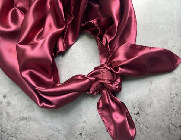 Burgundy/Maroon  Wild Rag - Image 3