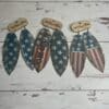 Trump Leather Feather Earrings