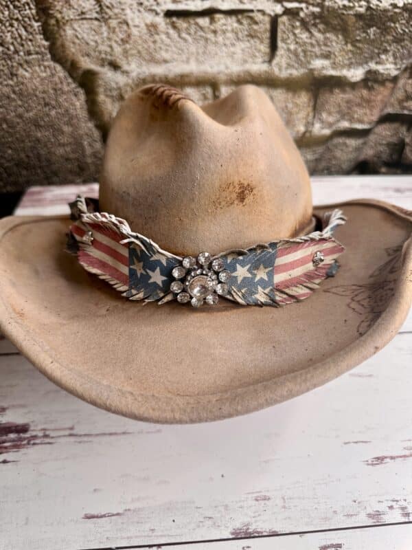 USA Four Feather Hatband