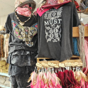 "The Show Must Go On" Tattered Tee