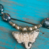 Hand Carved Elephant Bone Necklace