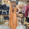 Gold Tuck Strap Dress - Image 2