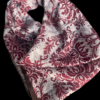 Cranberry Paisley Wild Rag