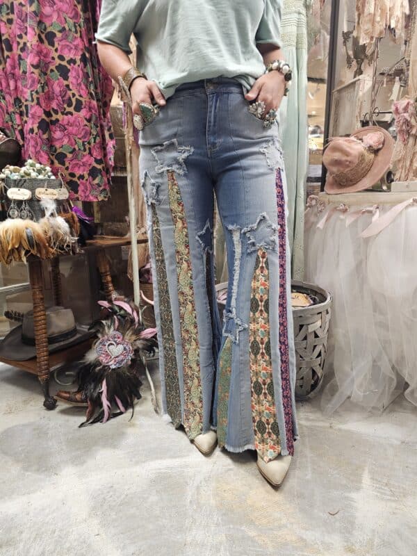Vintage Tie Jeans - Image 2