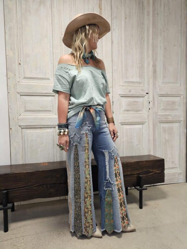 Vintage Tie Jeans - Image 3