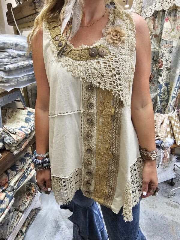 Crochet Vintage Button Cami Bundle - Image 3