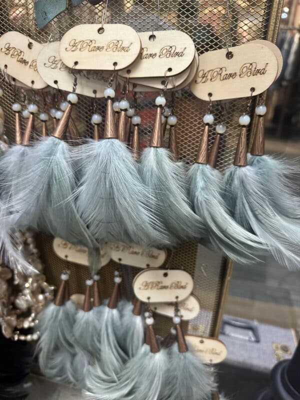 Feather Your Nest Sage Earrings - Image 2