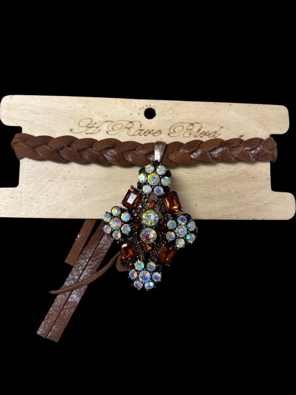 Braided Brooch Choker - Image 2