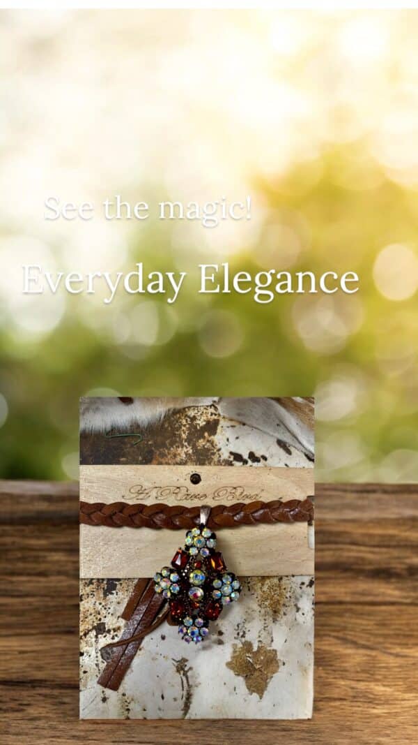 Braided Brooch Choker - Image 3