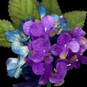 Vintage Silk Violets Galore Pin