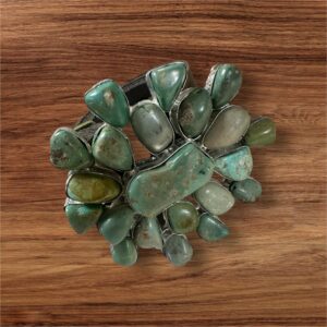 Turquoise Nugget Belt and Buckle