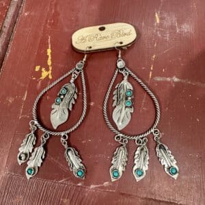 Indian Navajo Silver Earrings